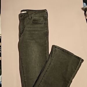 SO 7/28W low-rise bootcut grey jeans
